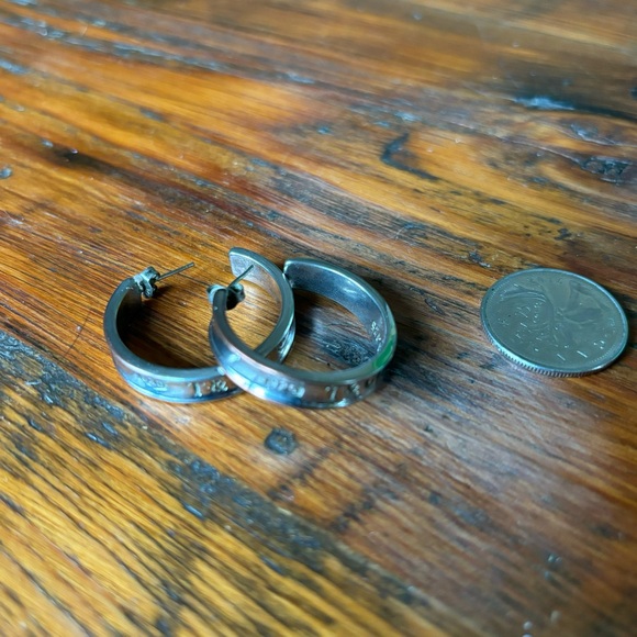 Tiffany & Co. 1837 Sterling Silver Hoop Earrings Circa 1997 - Picture 9 of 9